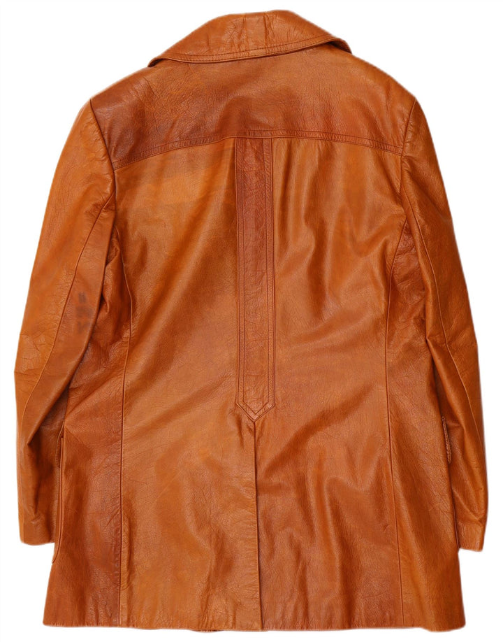 Vintage herre læderjakke UK 38 Medium Brown