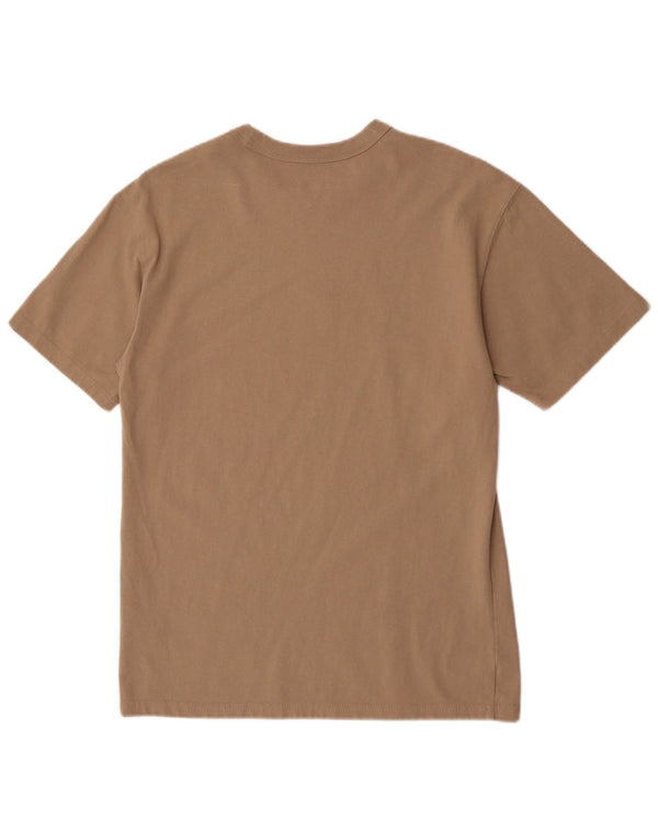 Nike Herre Loose Fit T-Shirt Top Lille Beige Bomuld