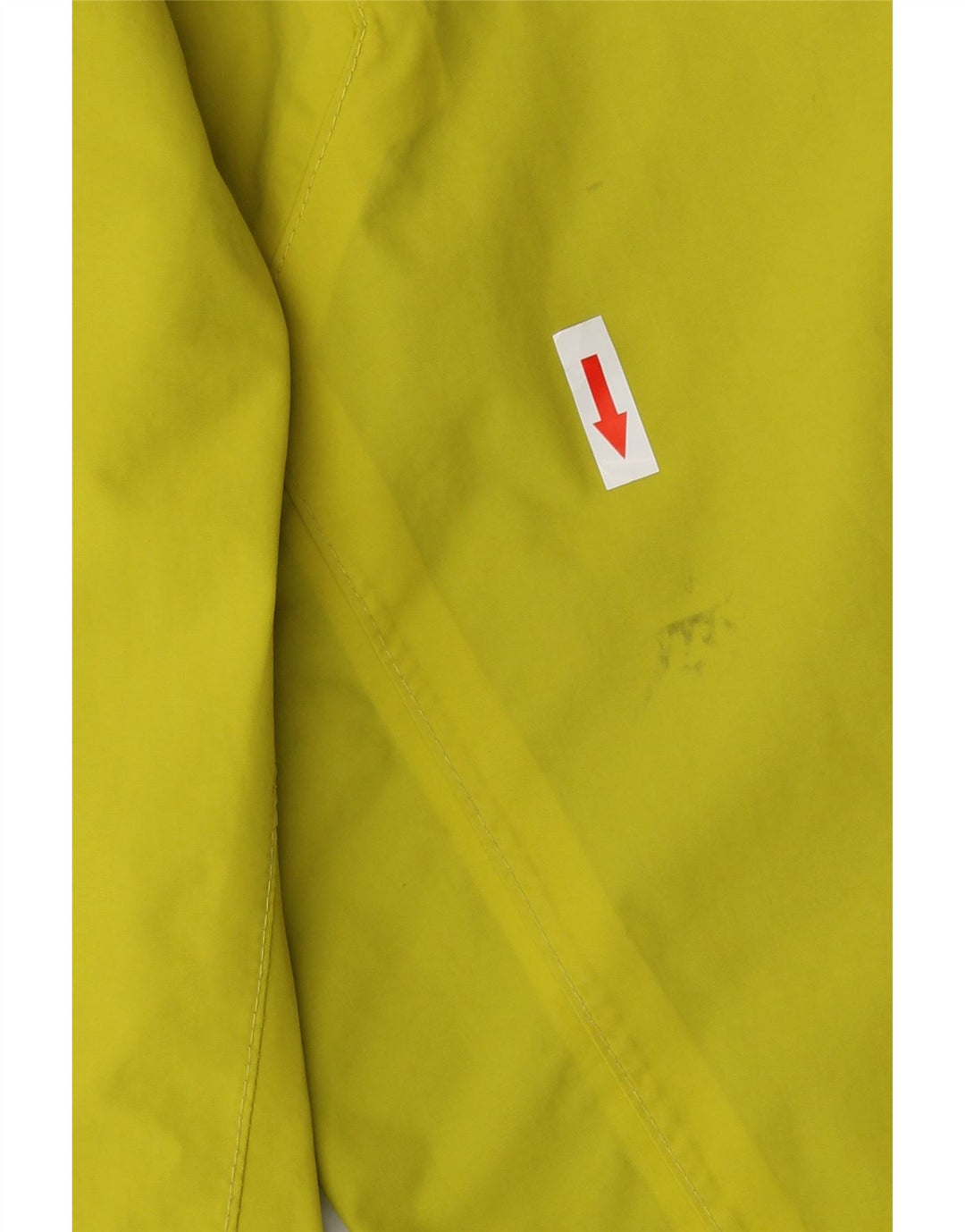 Jack Wolfskin Regnjakke med hætte til mænd UK 38 Medium Yellow