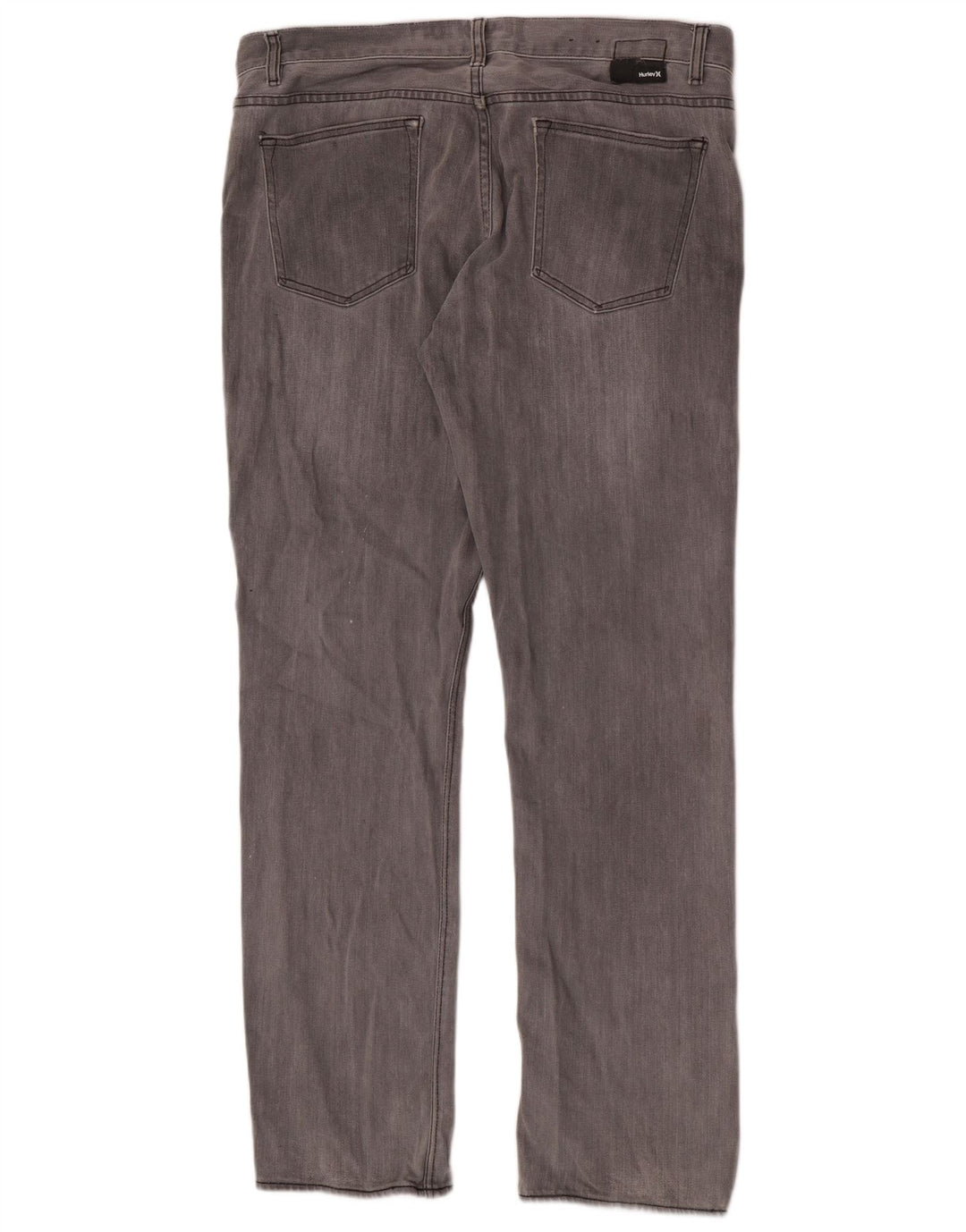 Hurley Herre Straight Jeans W36 L33 Grå Bomuld