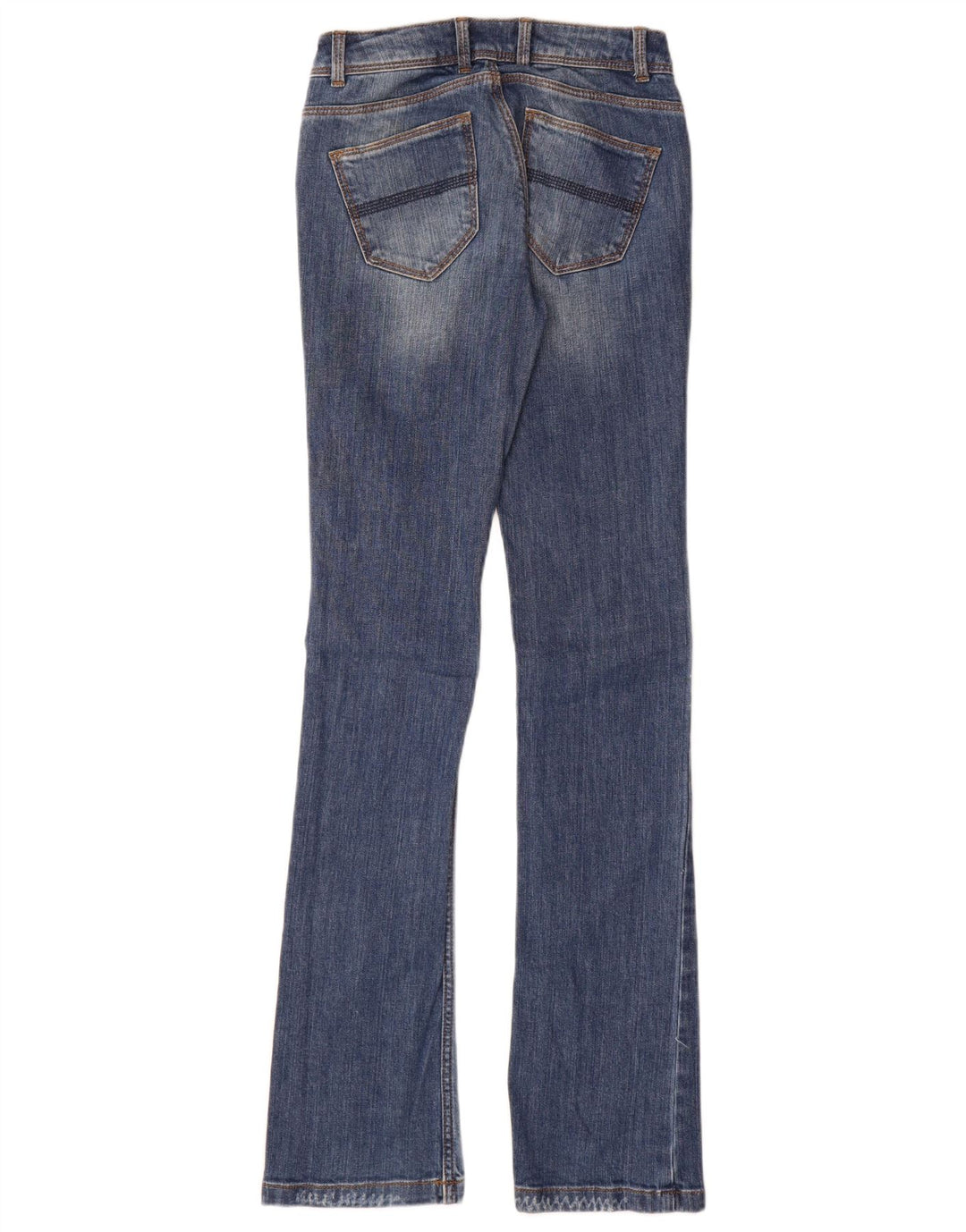 Zara Dame Bootcut Jeans EU 34 2XS W24 L35 Blå Bomuld