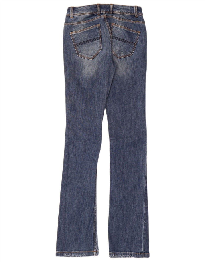Zara Dame Bootcut Jeans EU 34 2XS W24 L35 Blå Bomuld