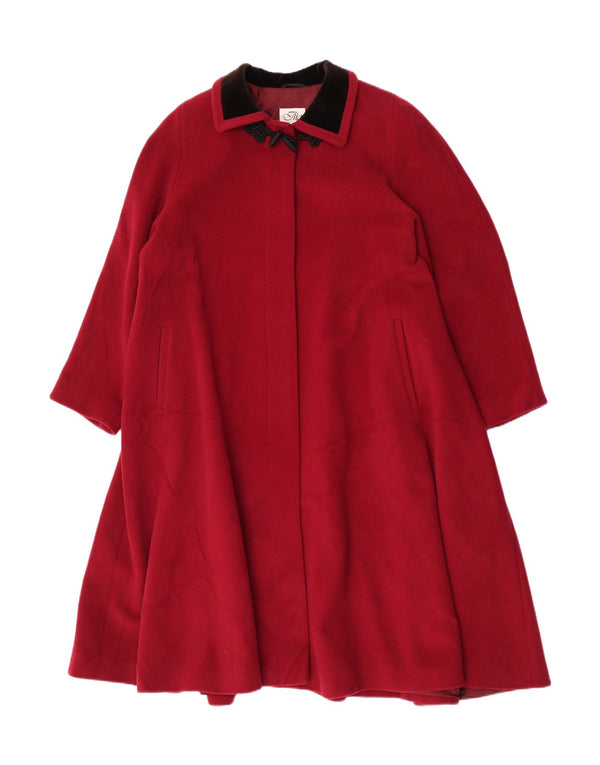 Ilia Dame Loose Fit Overfrakke IT 50 XL Rødbrun Uld