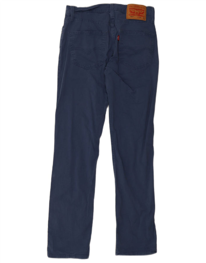 Levi's Herre 511 Slim Casual Bukser W30 L32 Blå Bomuld