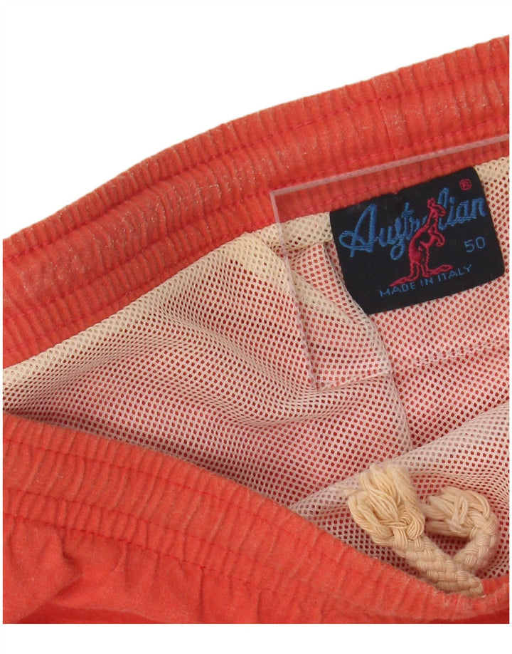 AUSTRALIAN L'ALPINA Grafiske badeshorts til mænd IT 50 Medium Orange