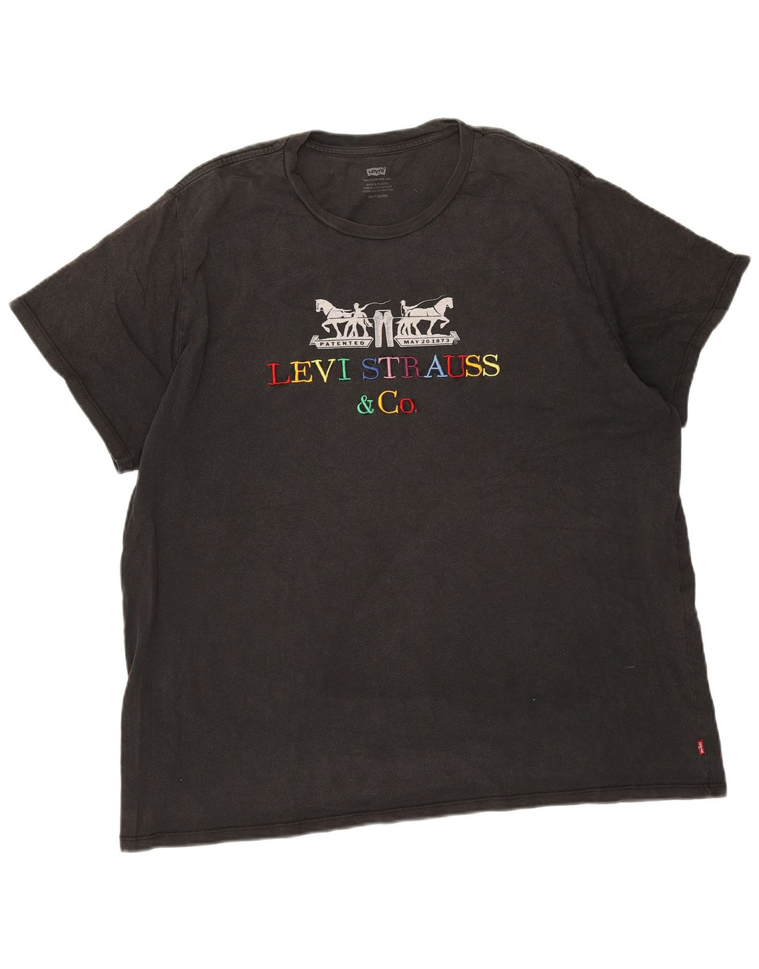 Levi's Herre Grafisk T-Shirt Top 2XL Sort