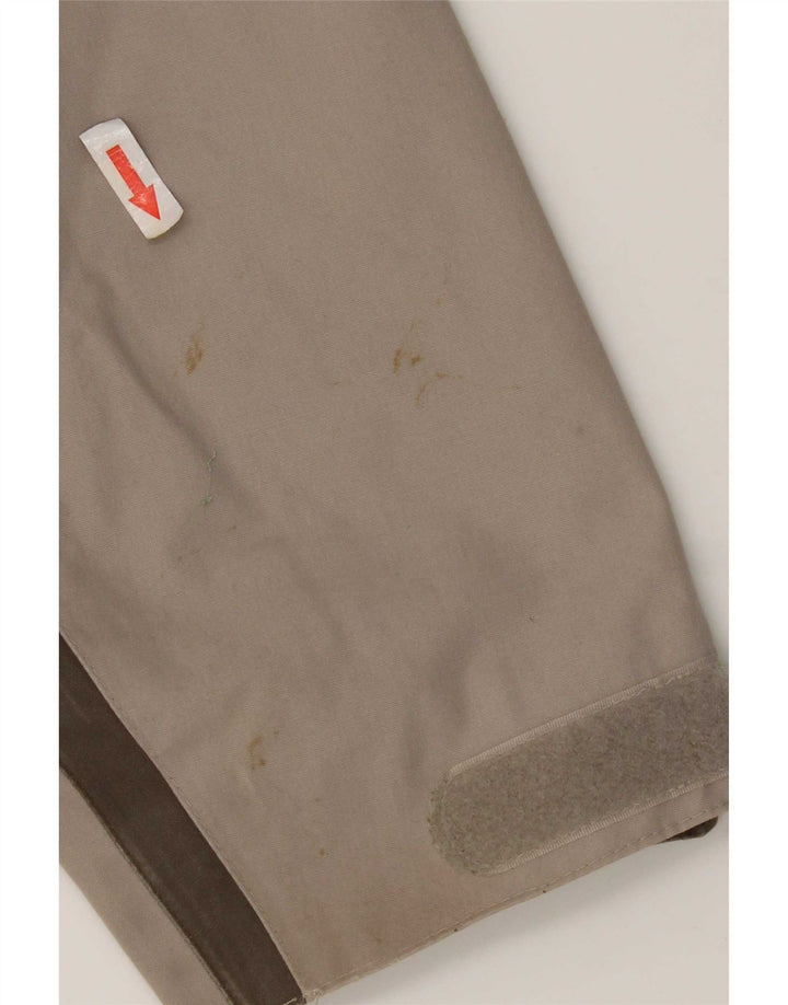 Jack Wolfskin Regnjakke til mænd UK 40/42 Large Grey Colourblock Polyester