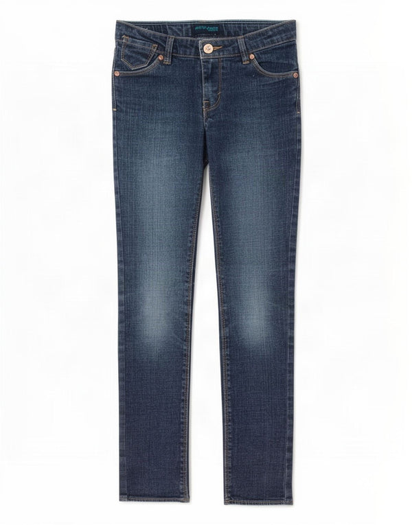 Levi's Girls Skinny Jeans 9-10 år W26 L26 Blue Ramie