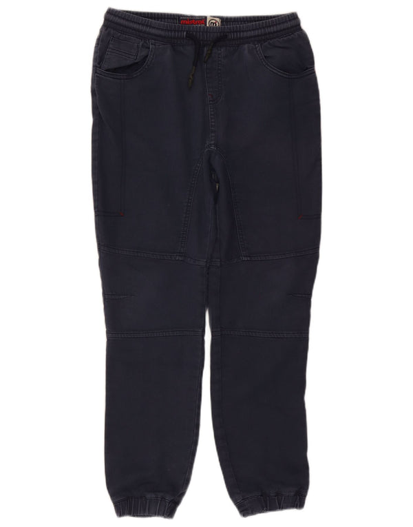 Mistral Boys Joggers Casual Bukser 13-14 år W28 L26 Marineblå Bomuld