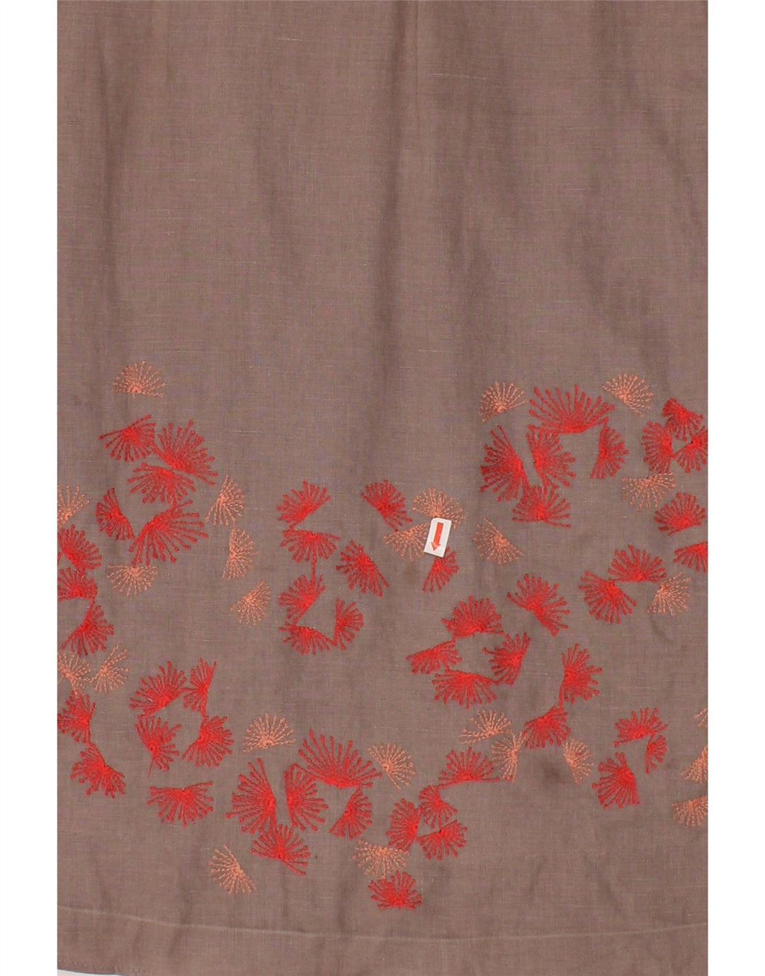 BODEN Womens Short Sleeves Basic Dress UK 12 Medium Grey Floral Cotton Vintage Boden and Second-Hand Boden from Messina Hembry 