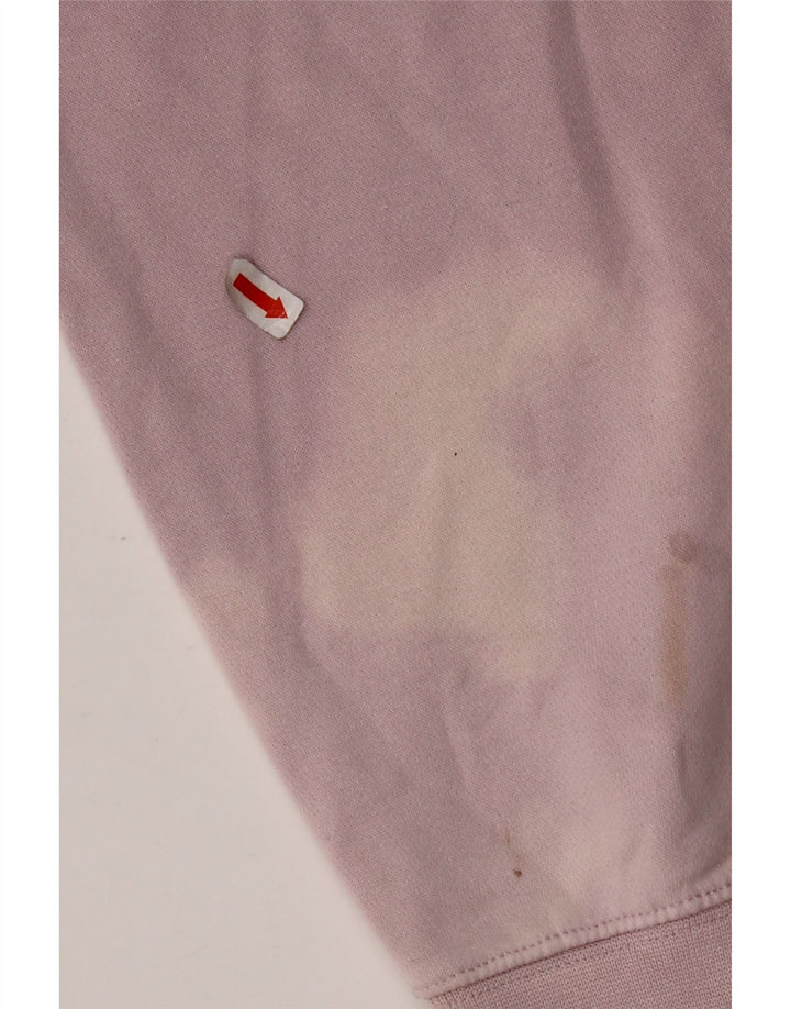 NIKE sweatshirt i overstørrelse til kvinder UK 14 Medium Lilla Bomuld