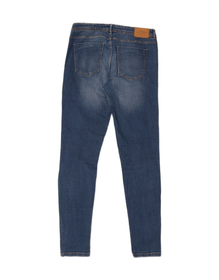 Zara Dame Skinny Jeans EU 40 Medium W30 L31 Blå