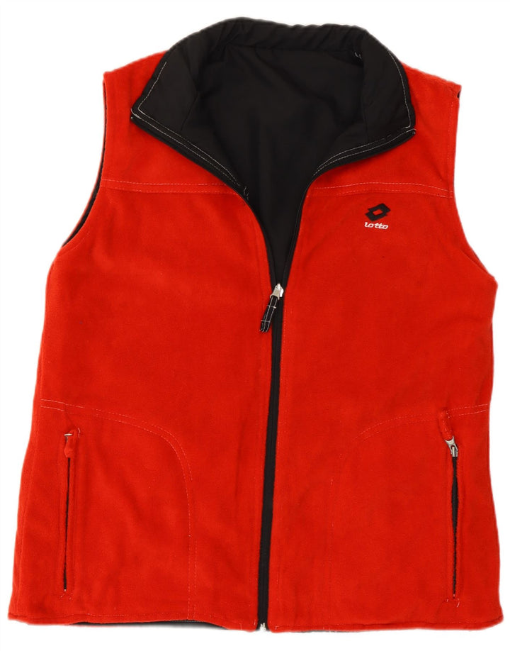 Lotto Herre Fleece Vendbar Gilet Lille Sort Colourblock Polyester
