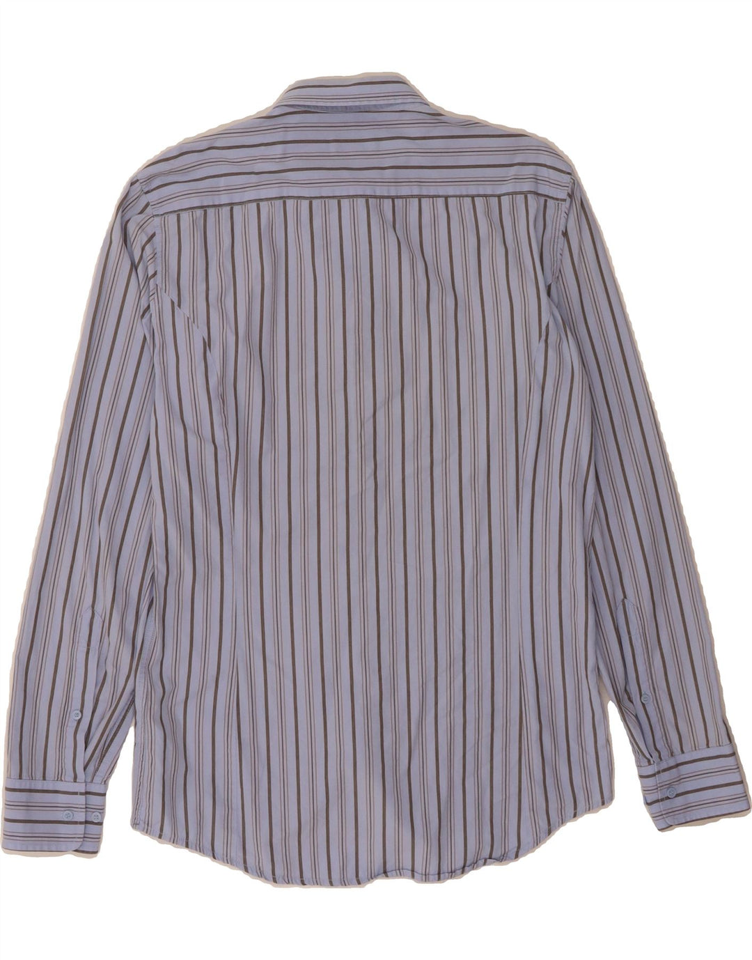DIESEL Mens Shirt Large Blue Striped Cotton Vintage Diesel and Second-Hand Diesel from Messina Hembry 