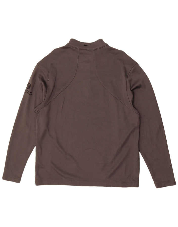 Nike Pullover med lynlås til mænd, træningsdragt, stor sort bomuld