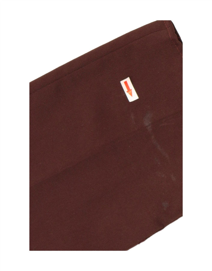 Zara lige chinosbukser til kvinder Small W26 L28 brun polyester