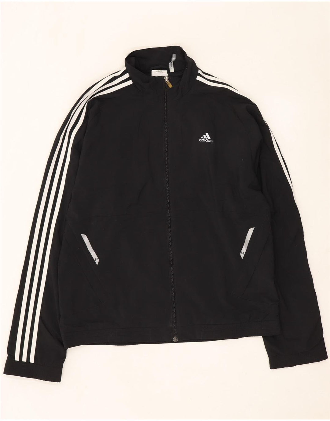 Adidas Herre Climalite Træningsdragt Topjakke UK 40/42 Medium Sort Polyester