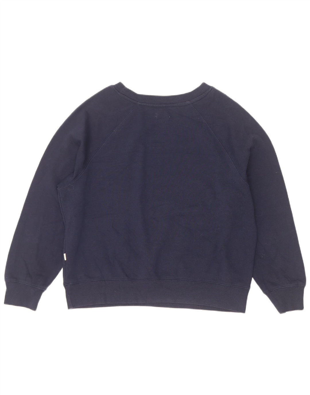 Saltrock Dame Grafisk Sweatshirt Jumper UK 12 Medium Navy Blue Bomuld