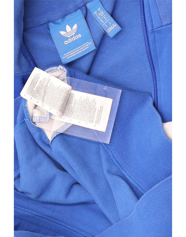 Adidas Træningsdragt til mænd Top jakke Small Blue Colourblock Bomuld