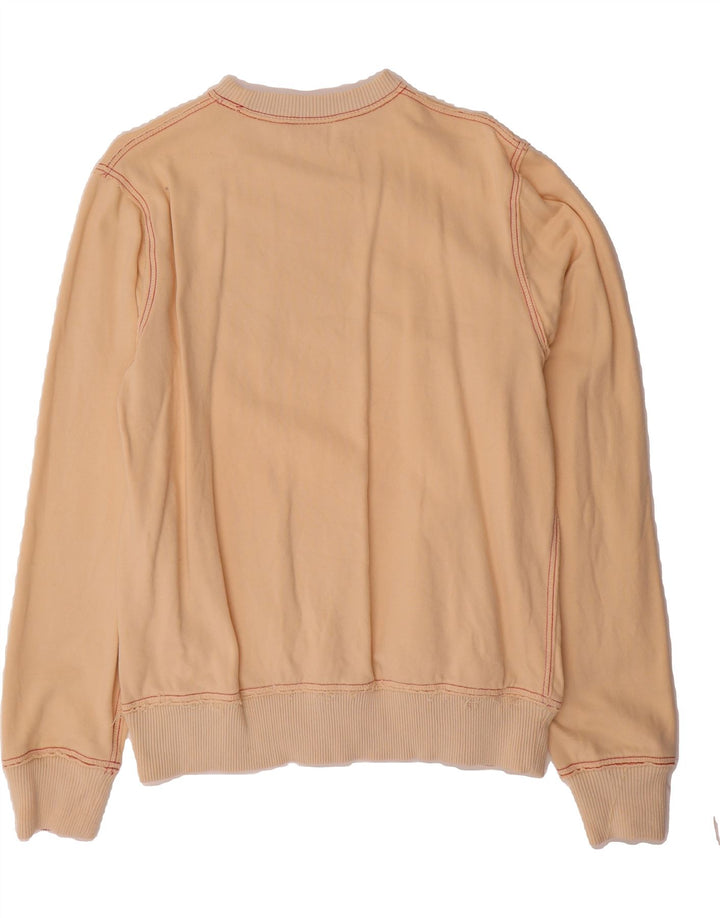 LEVI'S Womens Sweatshirt Jumper UK 14 Medium Beige Cotton Vintage Levi's and Second-Hand Levi's from Messina Hembry 