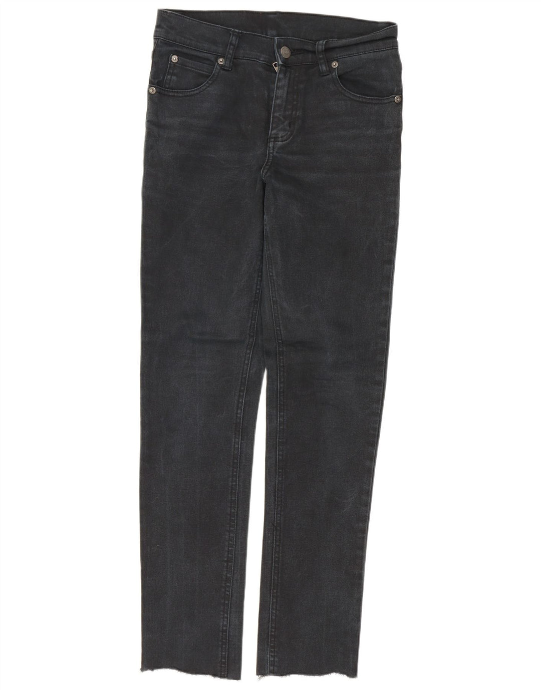 Billig mandag Dame Slim Jeans W27 L28 Sort Bomuld