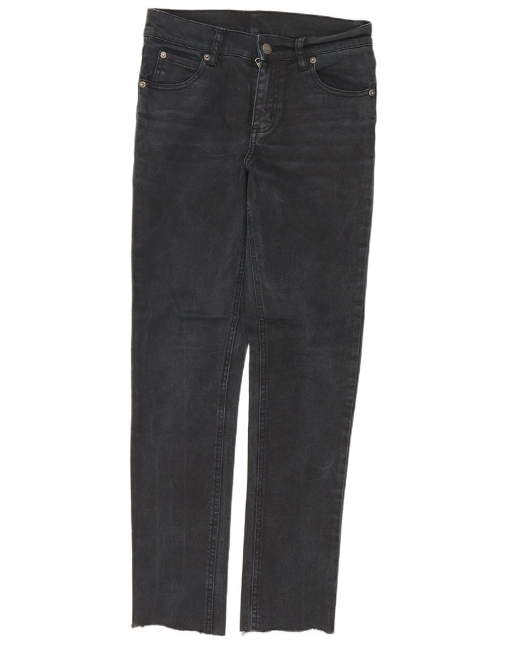 Billig mandag Dame Slim Jeans W27 L28 Sort Bomuld