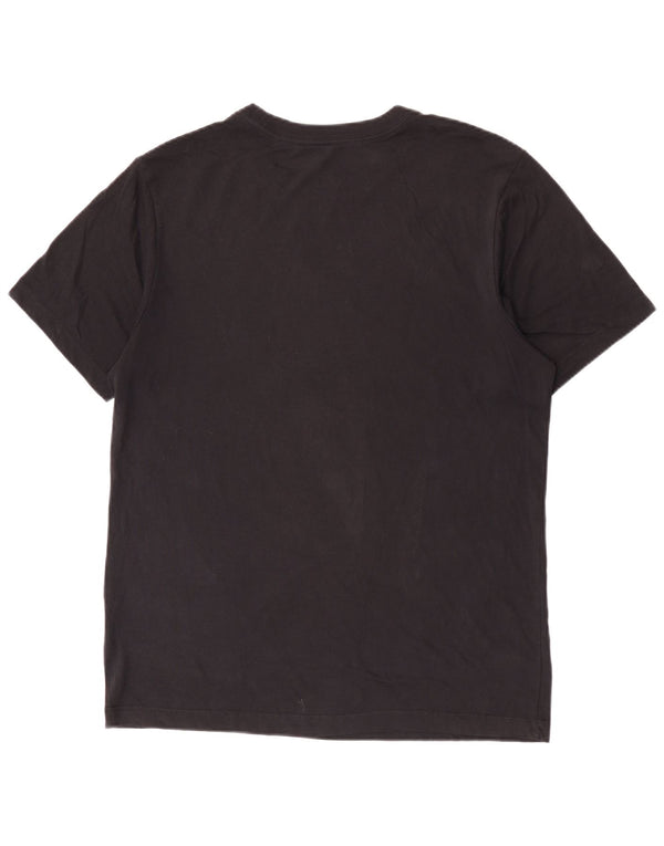 Nike Herre Dri Fit Grafisk T-Shirt Top Medium Sort