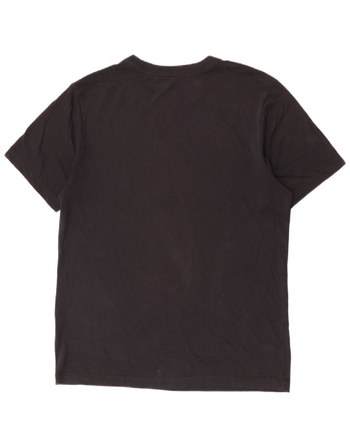 Nike Herre Dri Fit Grafisk T-Shirt Top Medium Sort