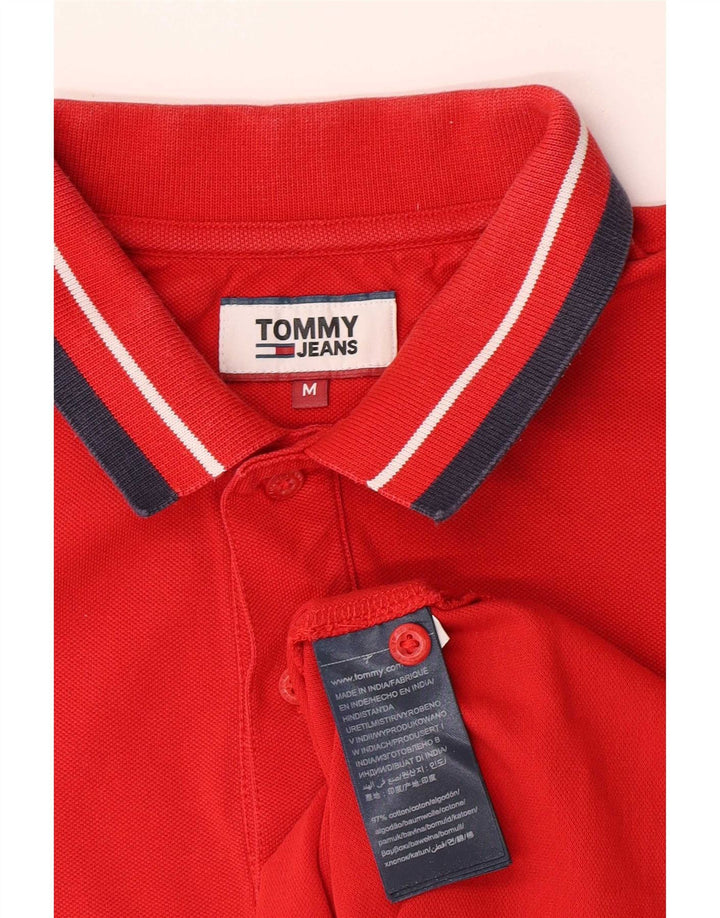 Tommy Hilfiger Herre poloshirt Medium rødstribet bomuld