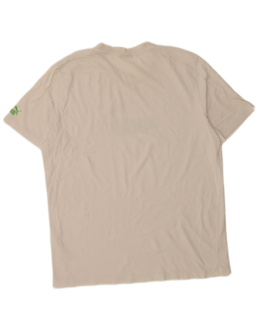 Puma Herre Grafisk T-Shirt Top Stor Hvid