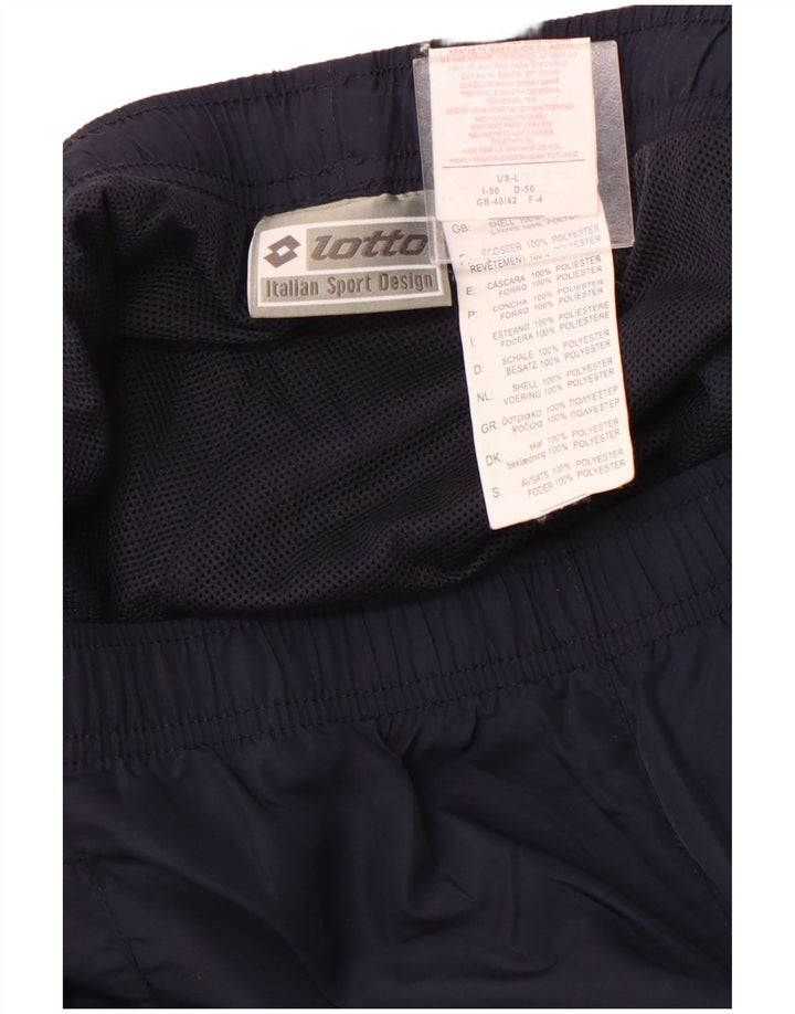 LOTTO Mens Tracksuit Trousers UK 40/42 Large  Navy Blue Polyester
