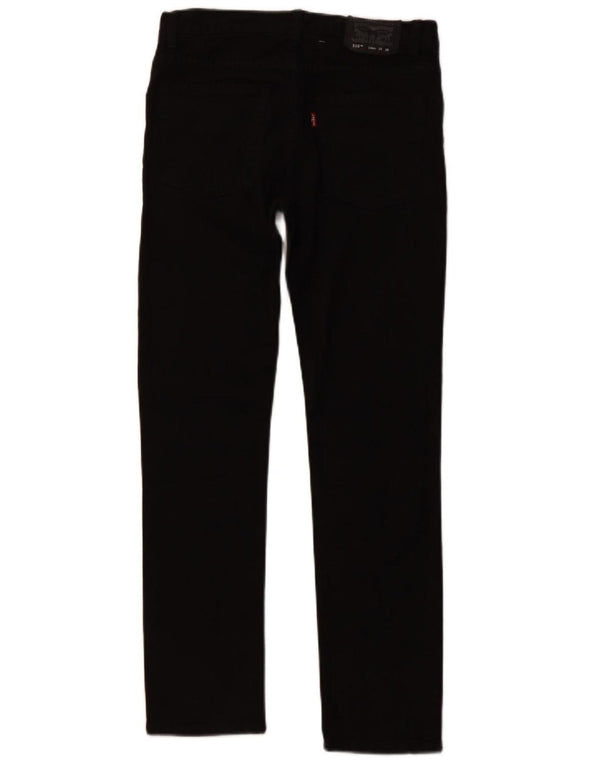 LEVI'S Girls 510 Skinny Jeans 15-16 år W28 L28 Sort bomuld