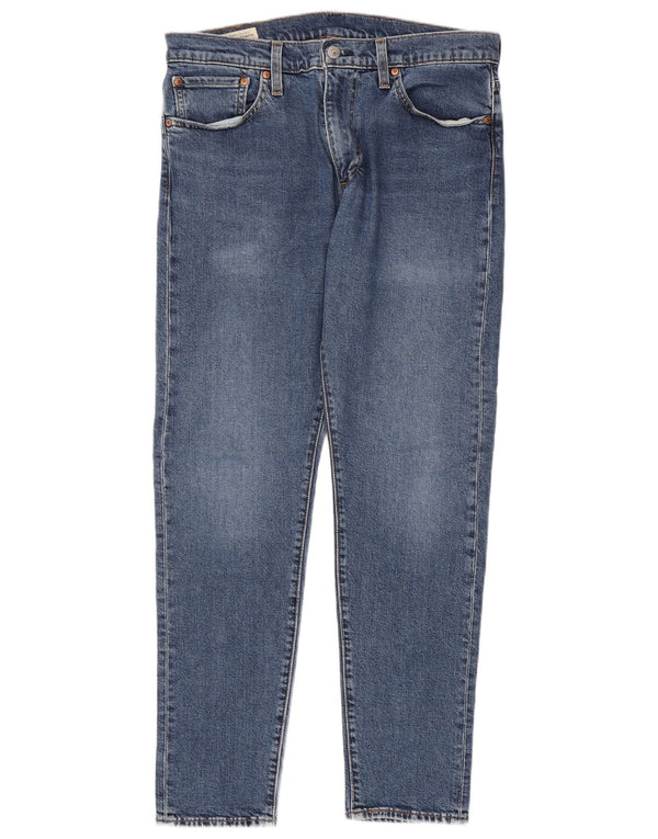 Levi's Herre 512 Slim Tapered Jeans W33 L32 Blå Bomuld