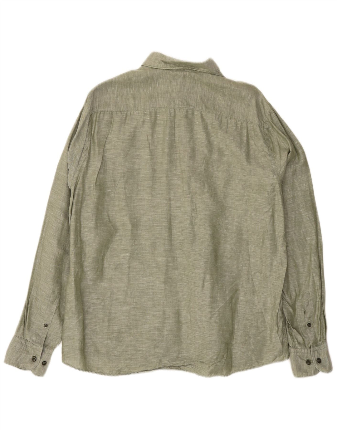 Hugo Boss Herreskjorte str. 41 Large Green Linen