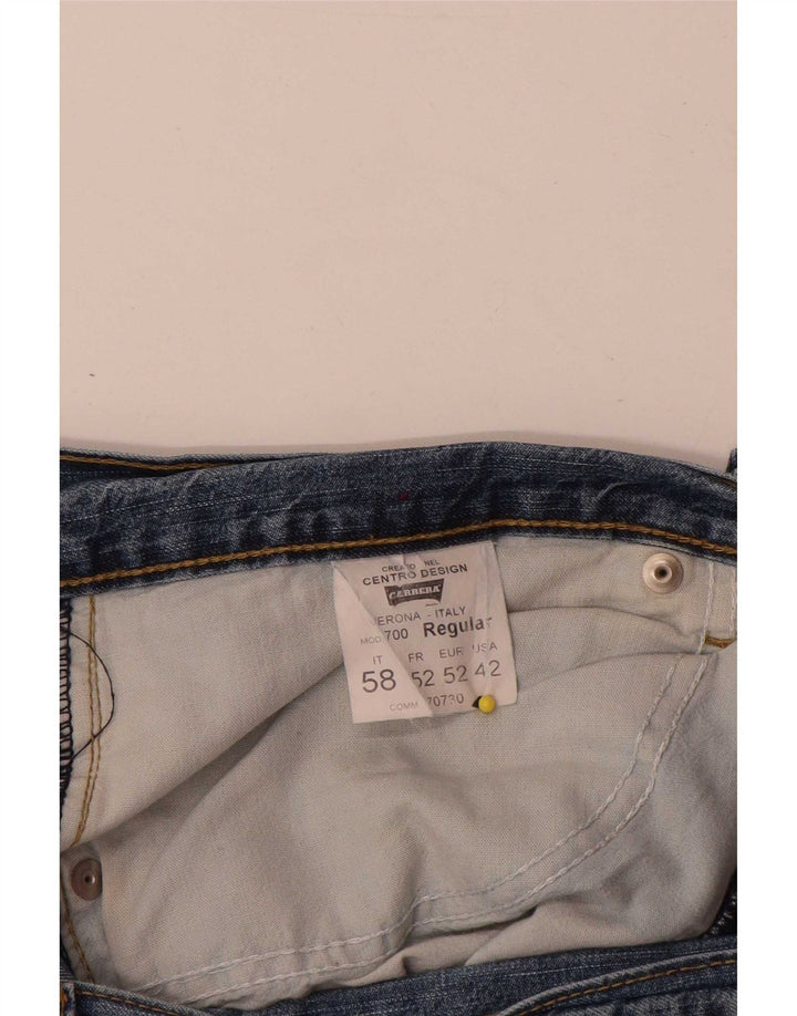 Carrera Straight Jeans til mænd W42 L31 Blå Bomuld