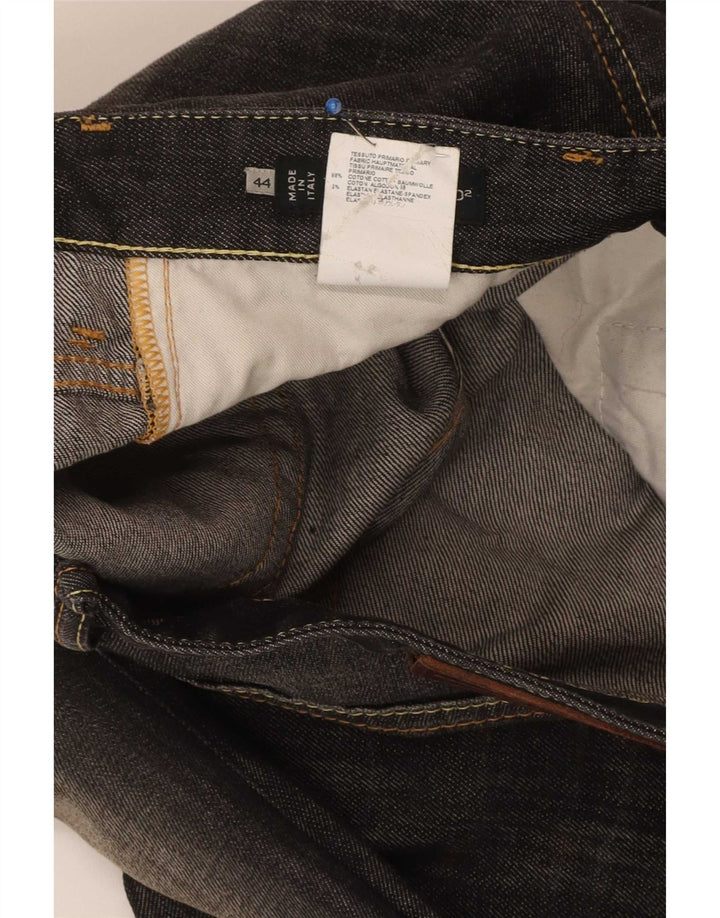 Dsquared2 Herre Distressed Straight Jeans IT 44 XS W32 L30 Grå Bomuld
