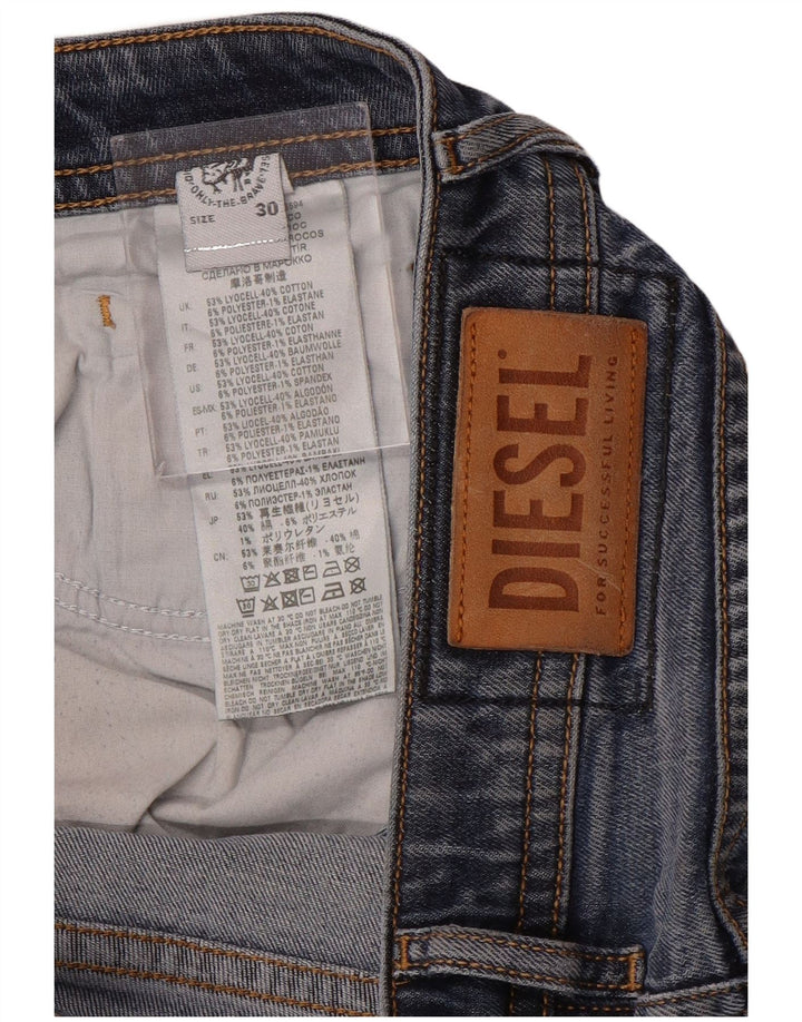 Diesel Dame Slim Jeans W30 L29 Blå Lyocell
