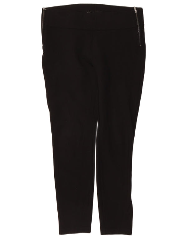 Zara Dame Højtalje Skinny Casual Bukser XL W32 L30 Sort