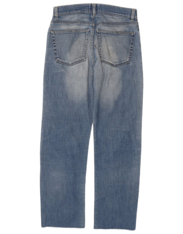 CALVIN KLEIN Herre Cropped Jeans W30 L29 Blå Bomuld