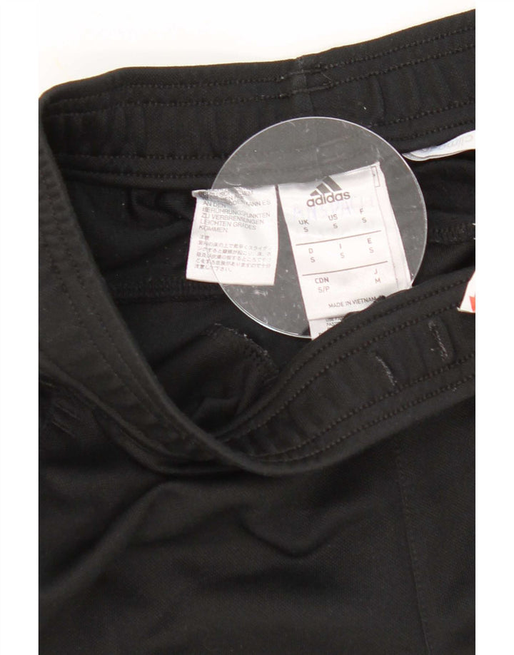 Adidas Womens Climalite træningsdragt Bukser UK 10 Small Black Polyester