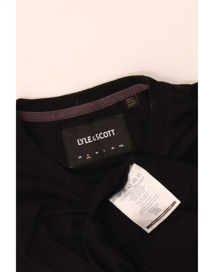 Lyle & Scott Herre T-Shirt Top Lille sort polyester