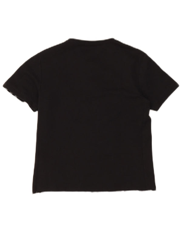 Adidas Womens Crop T-Shirt Top UK 4/6 XS Sort