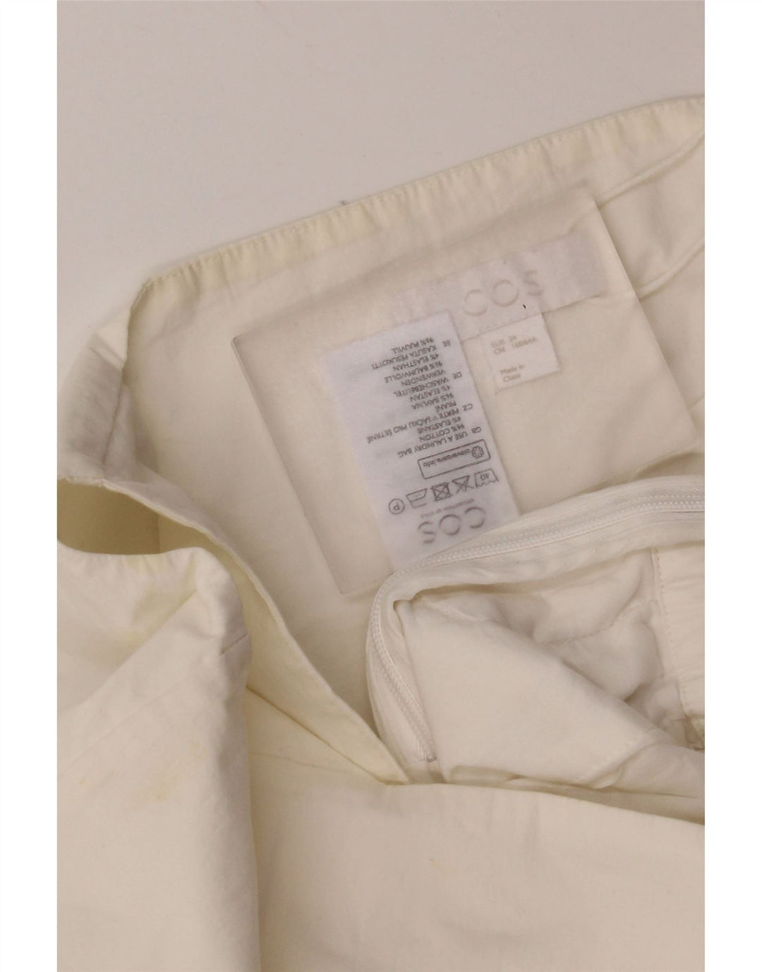 Cos Jumpsuit uden ærmer til kvinder EU 34 XS hvid bomuld