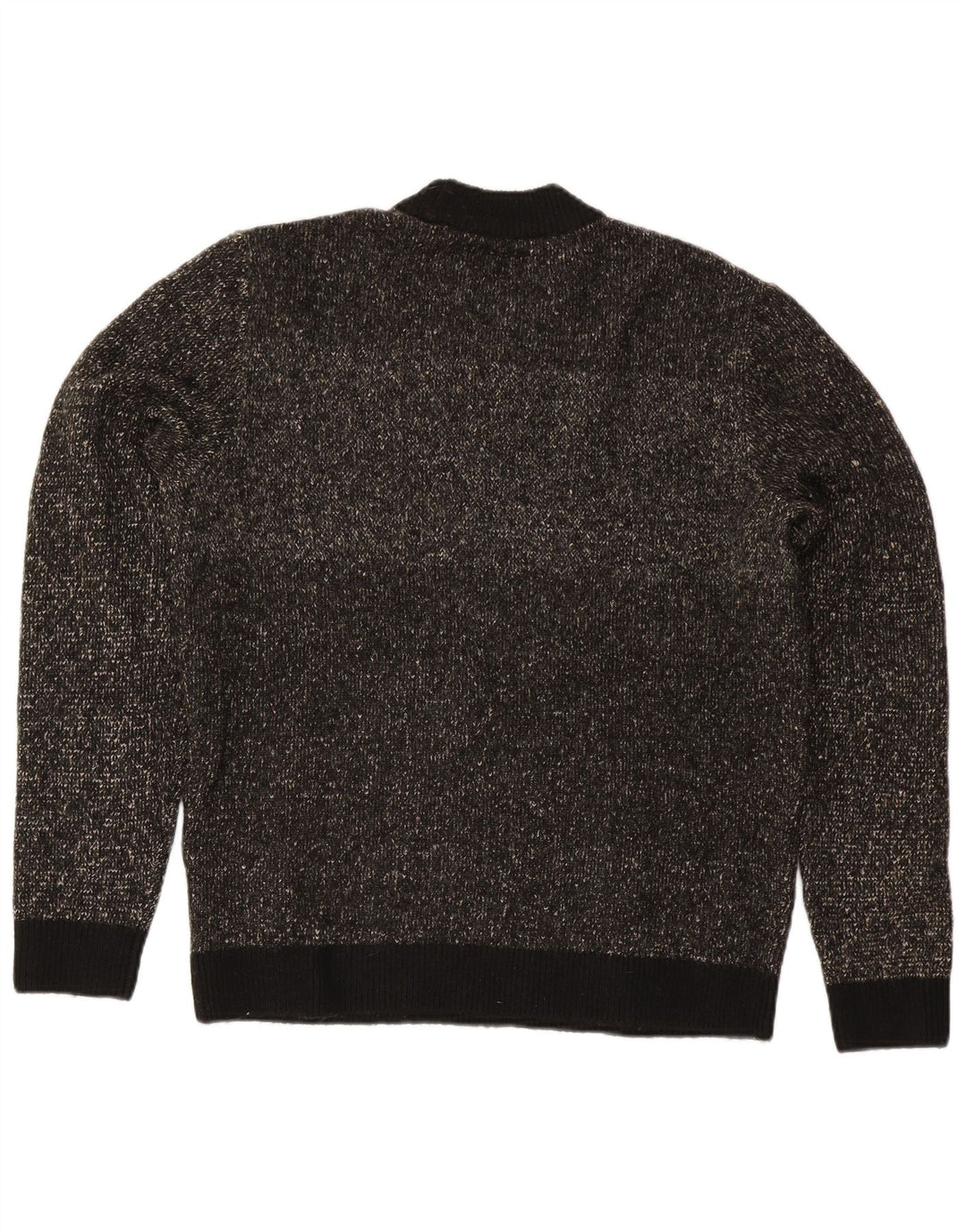 Jack & Jones Herre sweater med rund hals XL sort Flecked Polyester