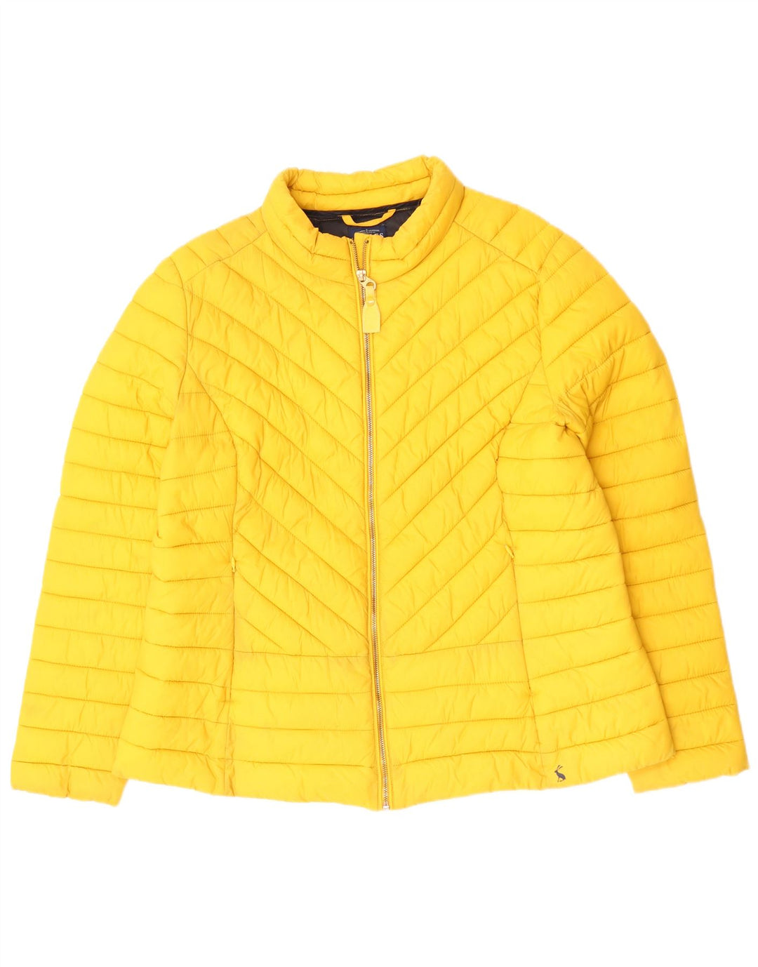 JOULES Polstret jakke til kvinder UK 18 XL Gul polyamid