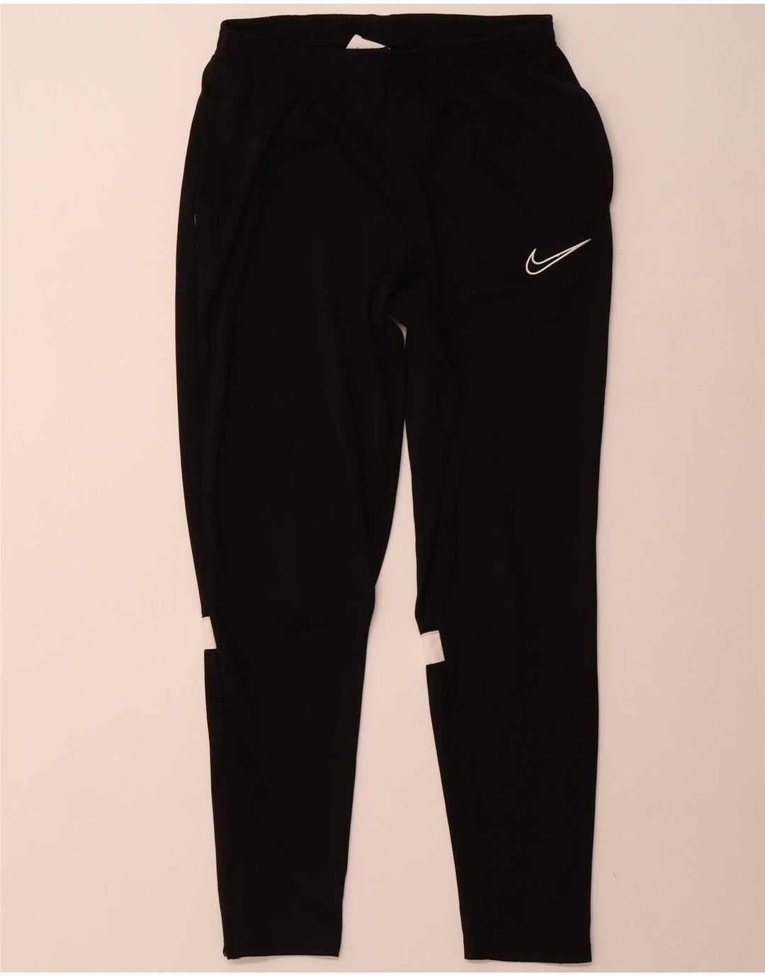 NIKE Herre Dri Fit træningsdragt Bukser Large Black Colourblock Polyester