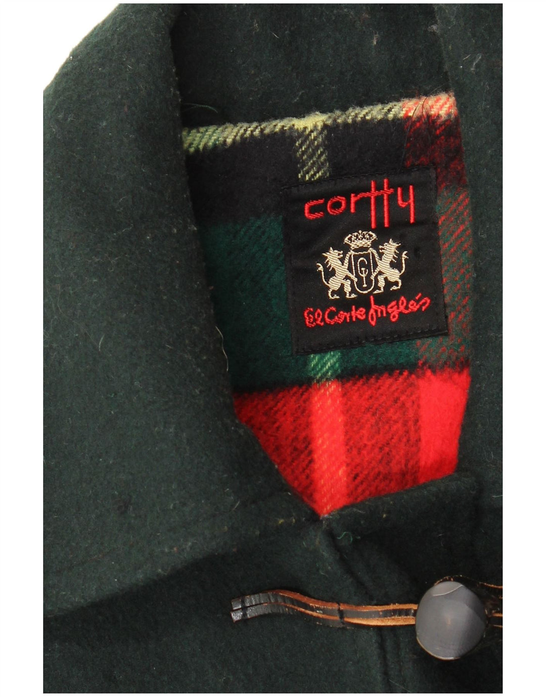 VINTAGE Dame Duffle Coat UK 18 XL Grøn