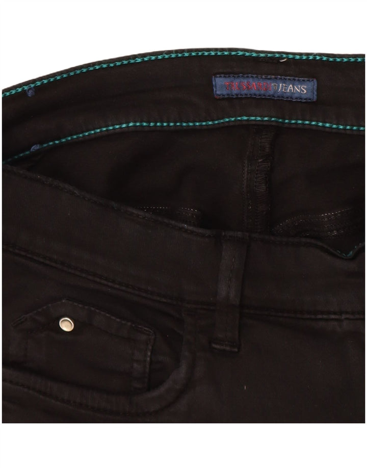 TRUSSARDI Dame Skinny Jeans IT 44 Medium W28 L29 Sort
