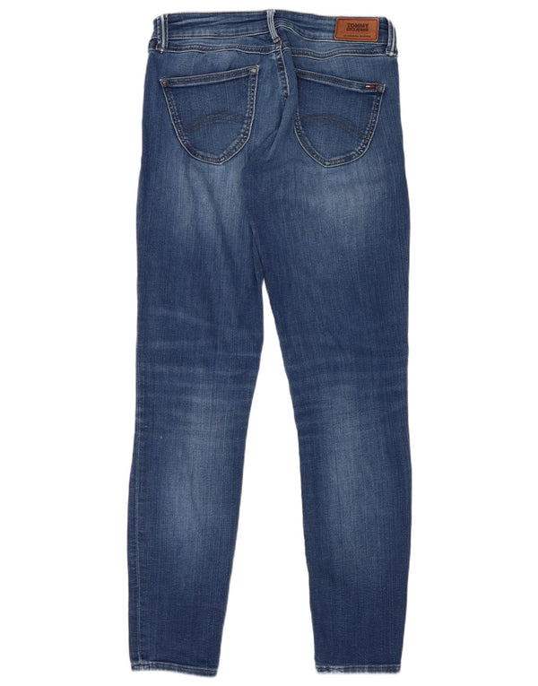 Tommy Hilfiger Dame Sophie Skinny Jeans med lav talje W27 L30 Blå Bomuld