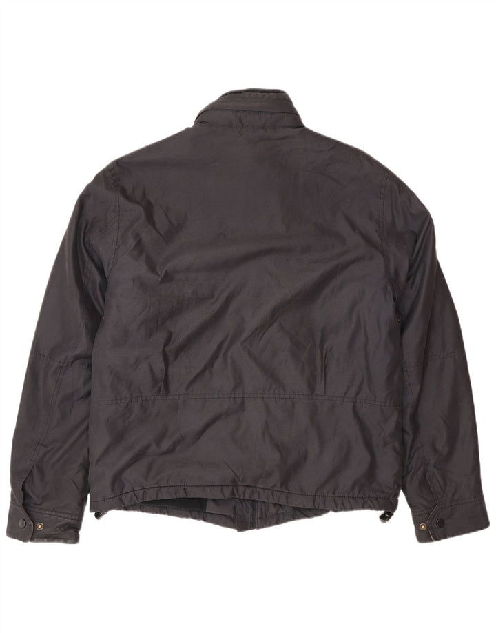 Marks & Spencer Herre Windbreaker Jacket UK 36 Small Navy Blue Polyester